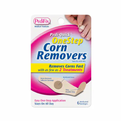 PEDIFIX PEDI-QUICK ONESTEP CORN REMOVERS 6 COUNT #R3063