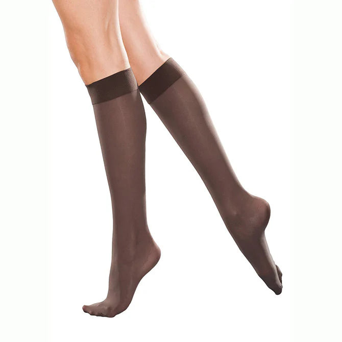 THERAFIRM LIGHT 10-15MMHG MEDIUM KNEE HIGH CINNAMON #95320