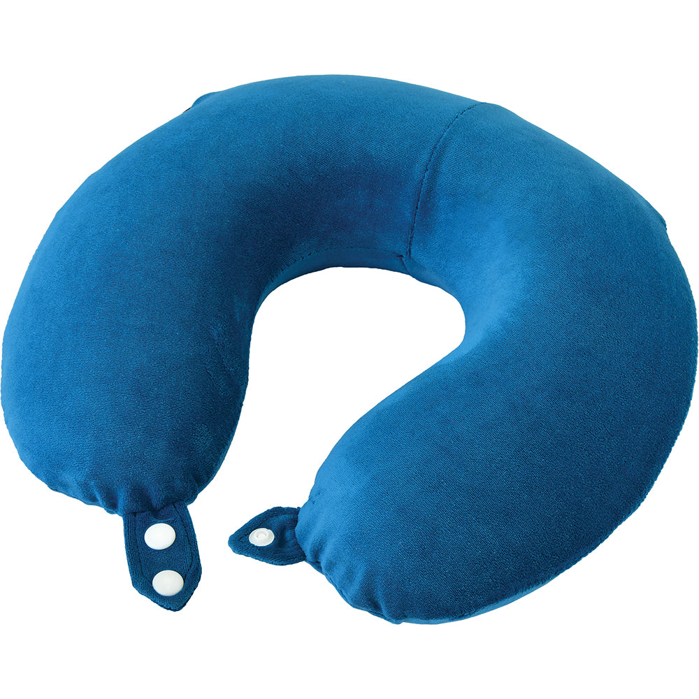 NOVA TRAVEL NECK PILLOW MEMORY FOAM BLUE #2643BL-R