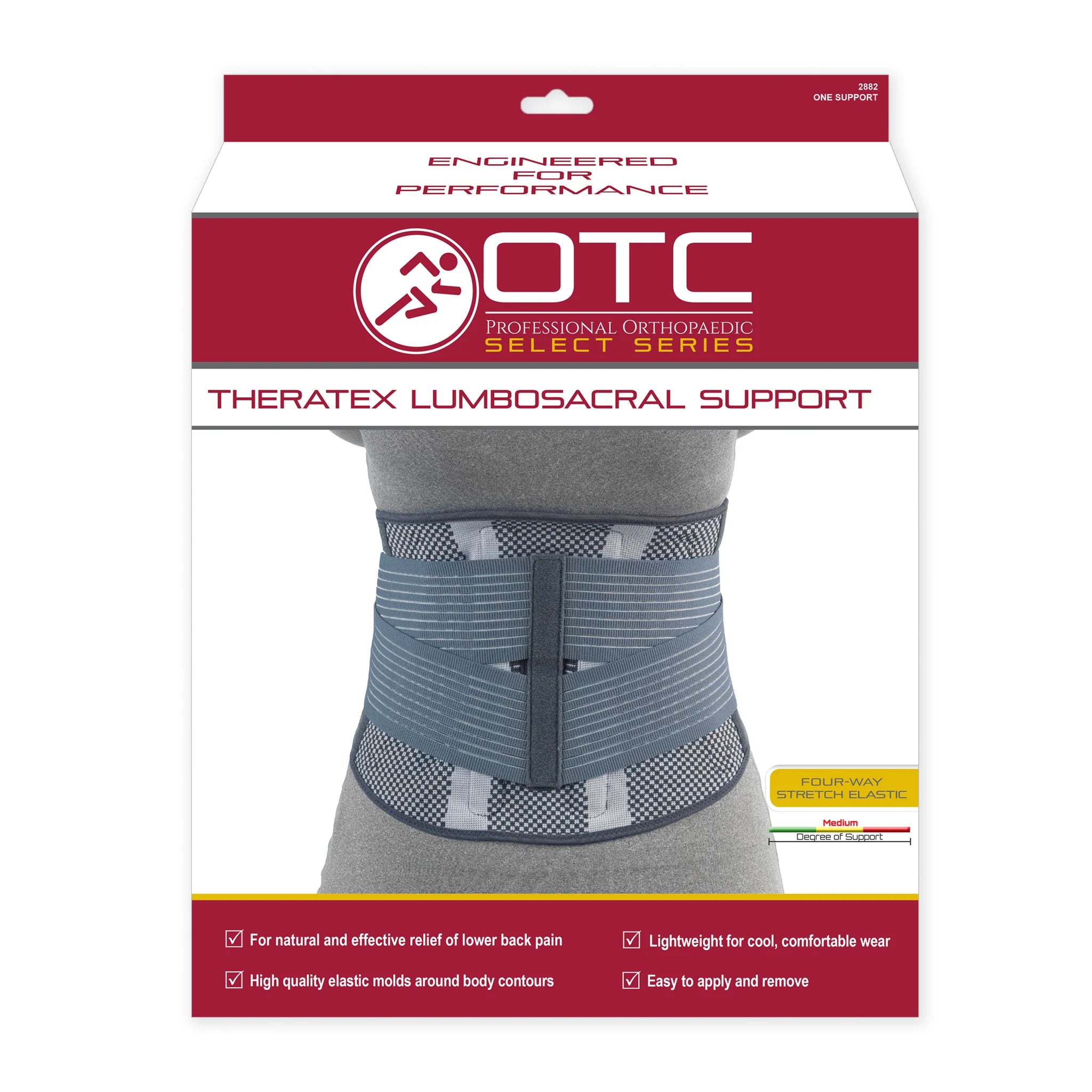 OTC THERATEX LUMBOSACRAL SUPPRT SMALL #2882