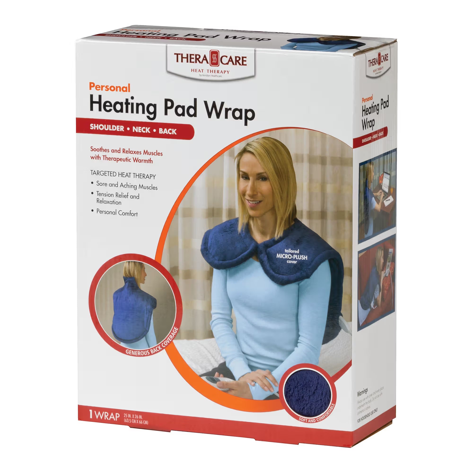 THERACARE PERSONAL HEATING PAD