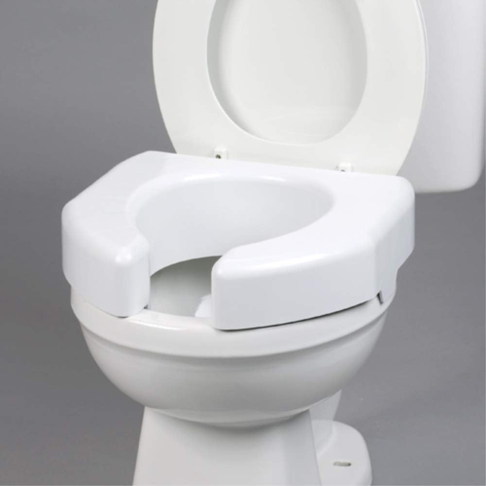 ROSE HEALTHCARE 3" RAISED TOILET SEAT OPEN FRONT