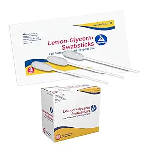 DYNAREX LEMON-GLYCERIN SWABSTICKS 25 PACKETS OF 3 #1216