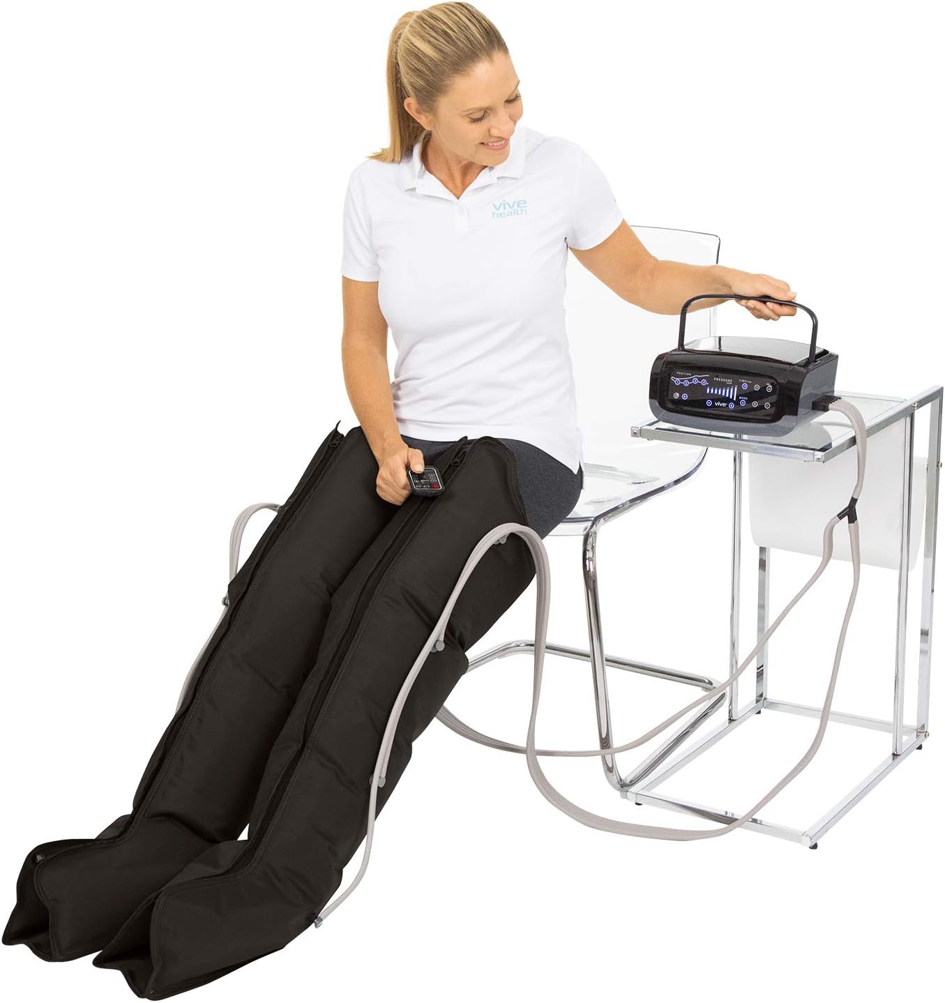 VIVE LEG COMPRESSION SYSTEM FITS THIGH UP TO 24" KNEE UP TO 20" CALF UP TO 17" #X001CSDWRX