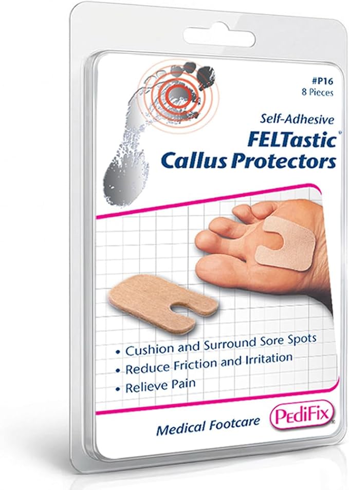 PEDIFIX FELTASTIC CALLUS PROTECTORS 8 COUNT #P16