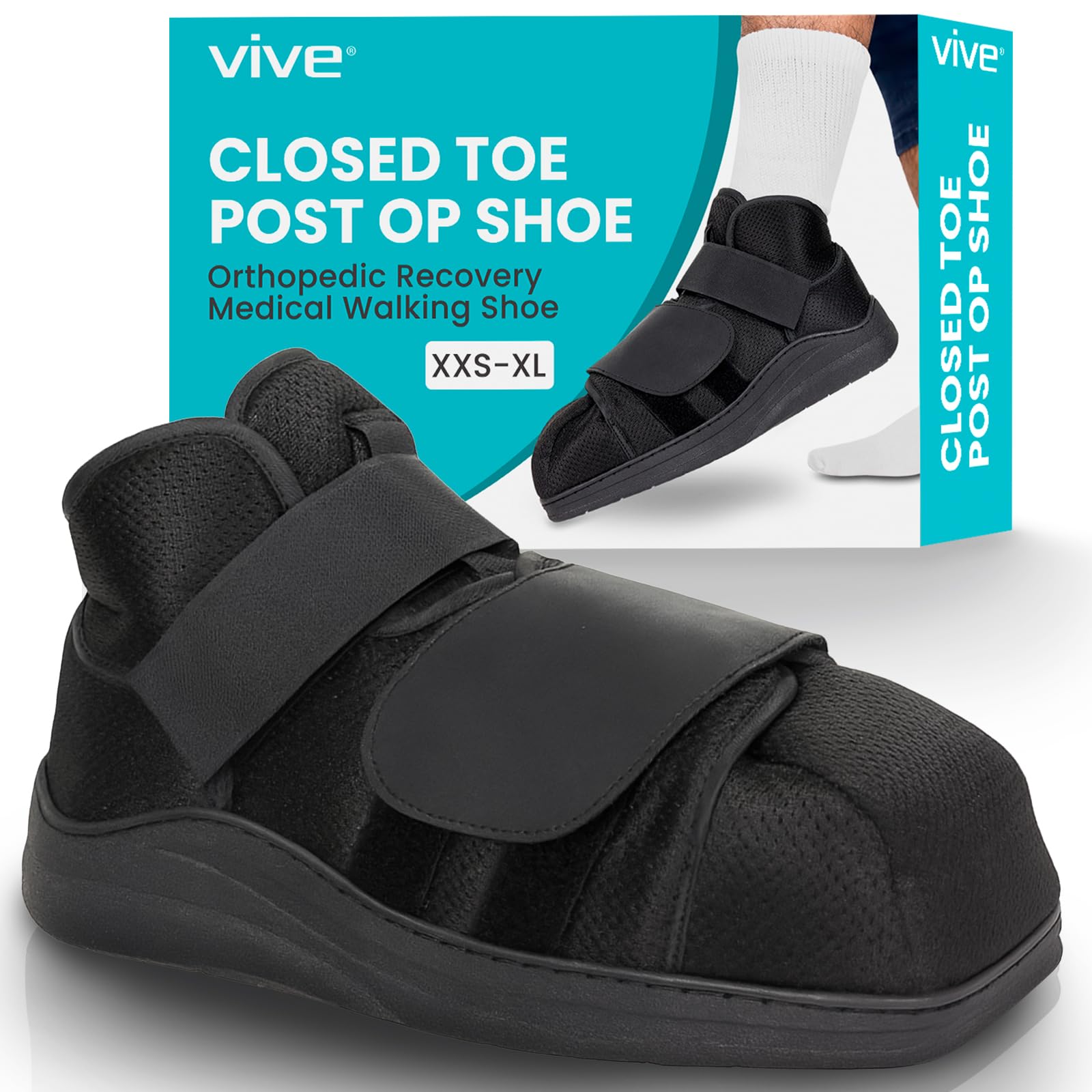 Vive close toe post op shoe
