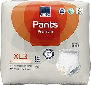 ABENA PANTS PREMIUM XL3 BAG OF 16 #1000021330