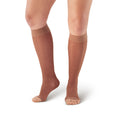 ALEX HOSIERY SHEER KNEE HIGH OPEN TOE 20-30 MMHG #82321