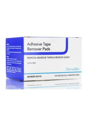 DERMARITE ADHESIVE TAPE REMOVER PADS 100 COUNT #82100