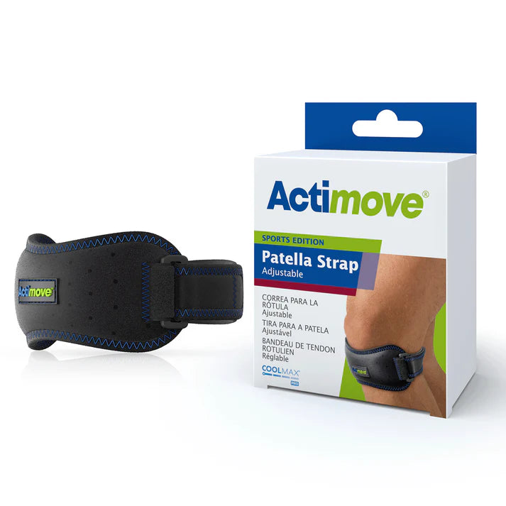 ACTIMOVE PATELLA STRAP ADJUSTABLE UNIV. BLACK #75589-20