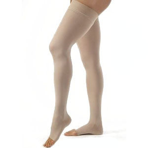EASE MEDIUM LONG THIGH HIGH OPEN TOE SAND #54720
