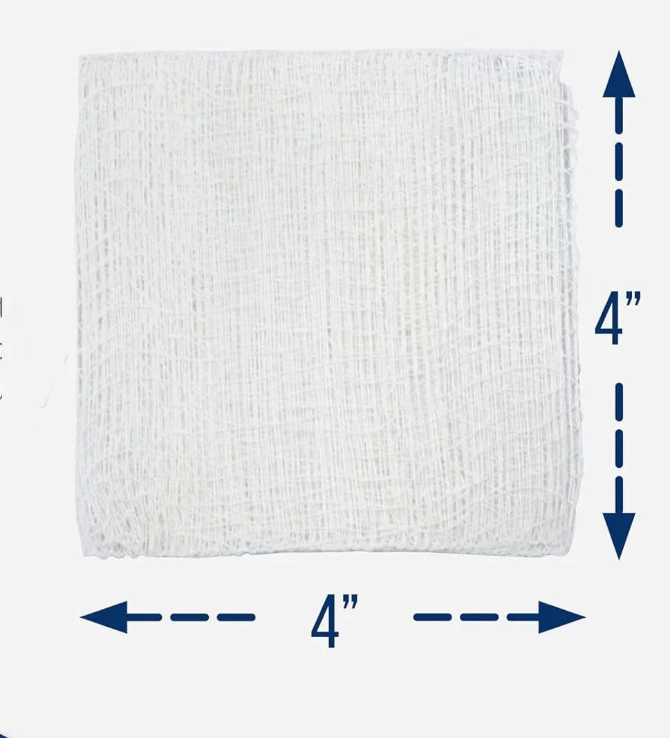 CURPRO STERILE GAUZE PADS ALL GAUZE 4" X 4" 100 PADS #3354