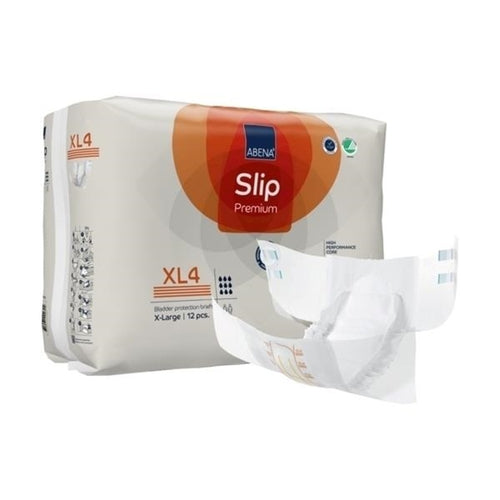 ABENA SLIP PREMIUM BRIEFS XL4  BAG OF 12 #1000021294