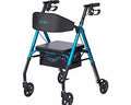 NOKA ROLLA-GO WIDE BACK ALLUMINUM ROLLATOR #E033CB