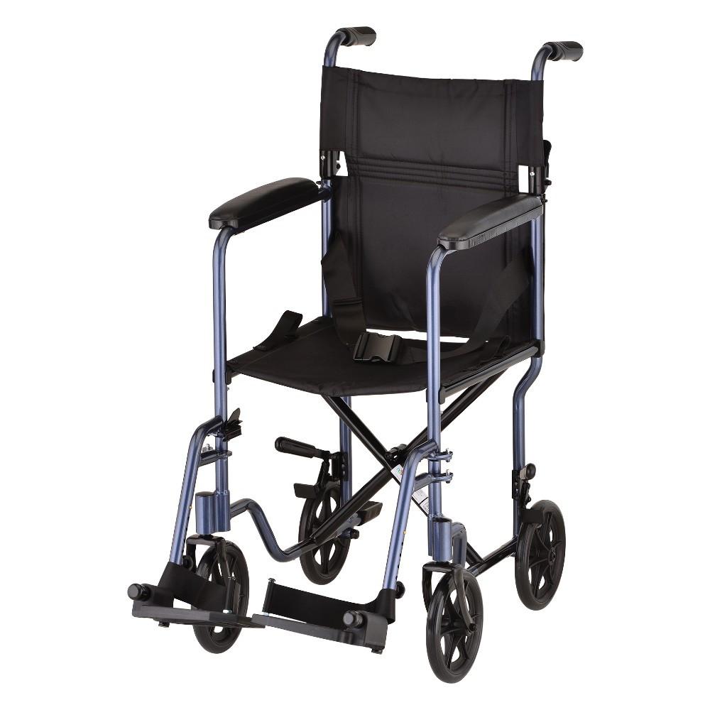 NOVA TRANSPORT CHAIR 17" LTWT BLUE #327