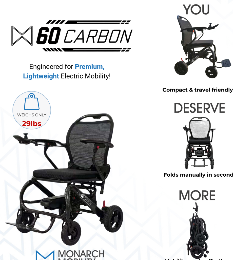 MM60 CARBON POWER WHEELCHAIR