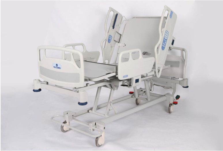 COSTCARE ACUTE CARE BED WITH BOARDS & RAILS, 600 LB CAPACITY | B730