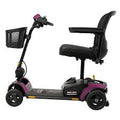 PRIDE GO-GO ELITE TRAVELER 2 (4 WHEEL) MOBILITY SCOOTER PURPLE PLATES