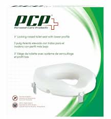 PCP 3" LOCKING RAISED TOILET SEAT