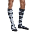 THERAFIRM PATTERNED CORE-SPUN 15-20 MMHG SMALL KNEE HIGH SLATE/GREY/BLACK #12712