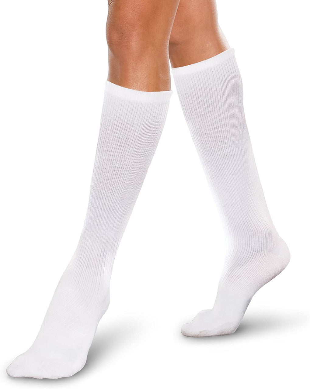 CORE-SPUN 30-40MMHG MEDIUM WHITE #19122
