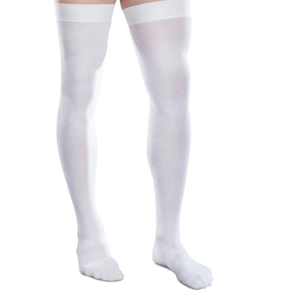 CORE-SPUN 15-20 MMHG THIGH HIGH 3XLARGE LONG WHITE #17168