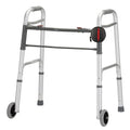 NOVA FOLDING WALKER W/5" WLS 2 BTN STD # 4090DW5