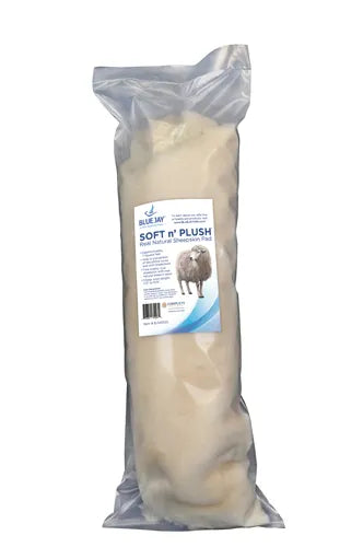 BLUE JAY SOFT N PLUSH REAL NATURAL SHEEPSKIN PAD APPOROXIMATELY 7 SQUARE FEET #BJ145100