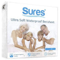 VIVE SURES ULTRA SOFT WATERPROOF BEDSHEET FULL 2-PACK #LVA1058FUL2